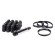 Compatible Installation Kit - (20) Lug Nuts/Bolts + (1) Key + (4) Centering Rings*