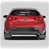 RallyArmor | Black UR Mud Flap Red Logo - Mazda3 Hatch 2019-2024