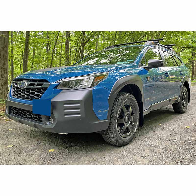 RallyArmor | Black UR Mud Flap Blue Logo - Outback Wilderness 2022-2024