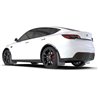 RallyArmor | Black UR Mud Flap Red Logo - Tesla Model Y 2020-2024
