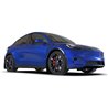 RallyArmor | Black UR Mud Flap Grey Logo - Tesla Model Y 2020-2024