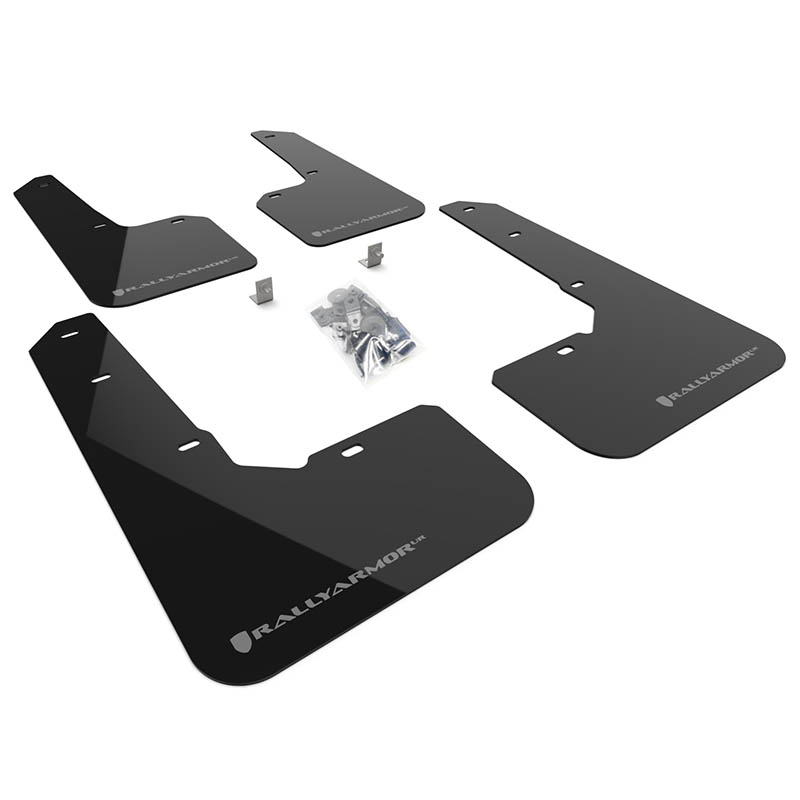 RallyArmor | Black UR Mud Flap Dark Grey Logo - Outback Wilderness 2022-2024