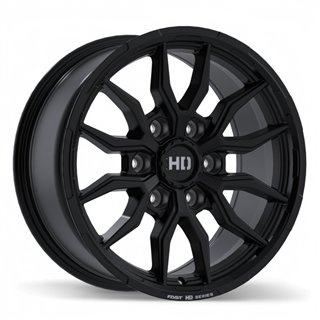 Fast HD | Grit 17x8.0 ET24 - Satin Black with Milling