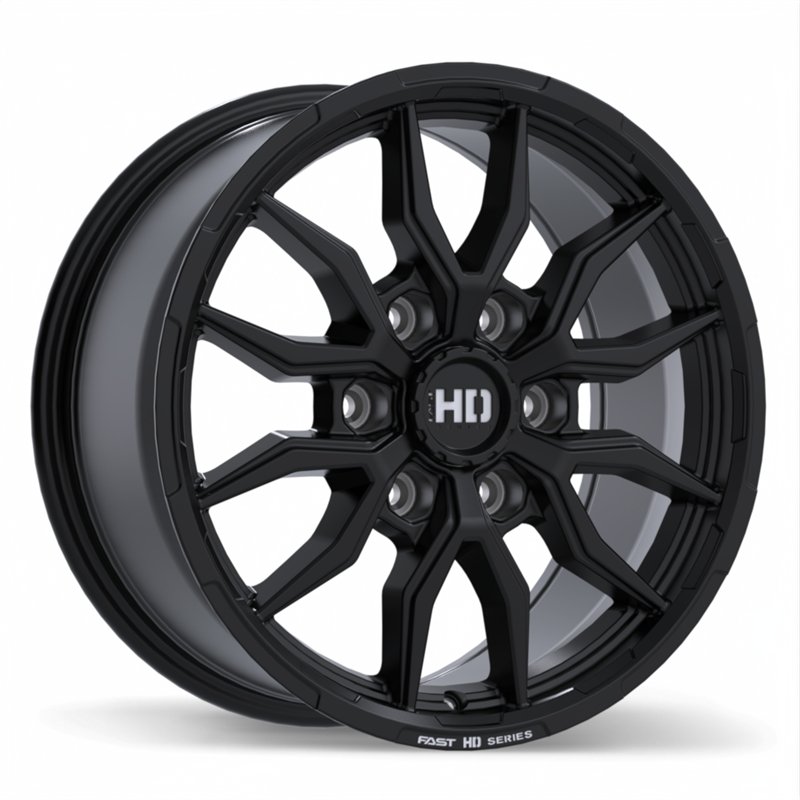Fast HD | Grit 17x8.0 ET45 - Satin Black with Milling