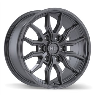 Fast HD | Grit 17x8.0 ET24 - Satin Gunmetal with Milling