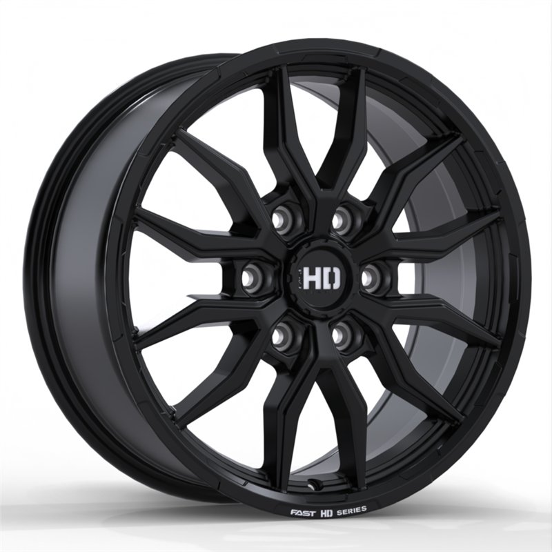 Fast HD | Grit 18x8.0 ET55 - Satin Black with Milling