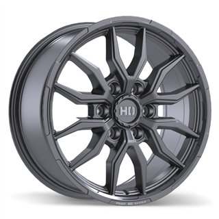 Fast HD | Grit 18x8.5 ET44 - Satin Gunmetal with Milling
