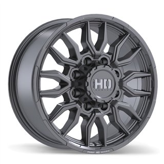 Fast HD | Grit 18x8.5 ET57 - Satin Gunmetal with Milling