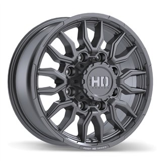 Fast HD | Grit 18x8.5 ET44 - Satin Gunmetal with Milling
