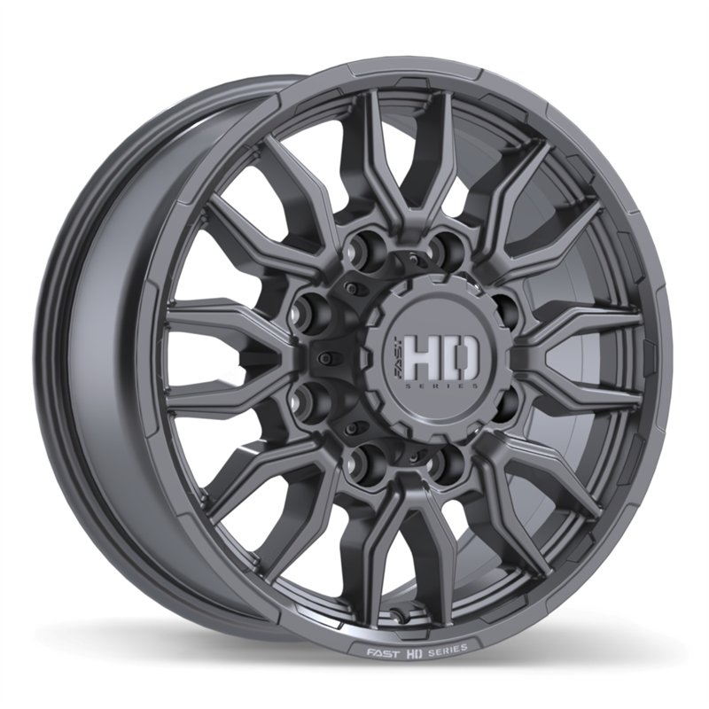 Fast HD | Grit 18x8.5 ET44 - Satin Gunmetal with Milling