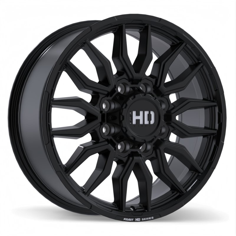 Fast HD | Grit 20x8.5 ET47 - Satin Black with Milling