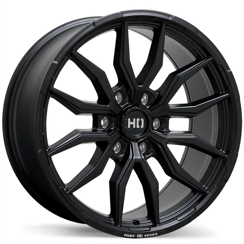 Fast HD | Grit 20x9.0 ET50 - Satin Black with Milling