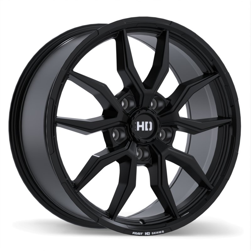 Fast HD | Grit 20x9.0 ET48 - Satin Black with Milling