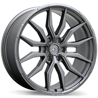 Fast HD | Grit 22x9.5 ET44 - Satin Gunmetal with Milling
