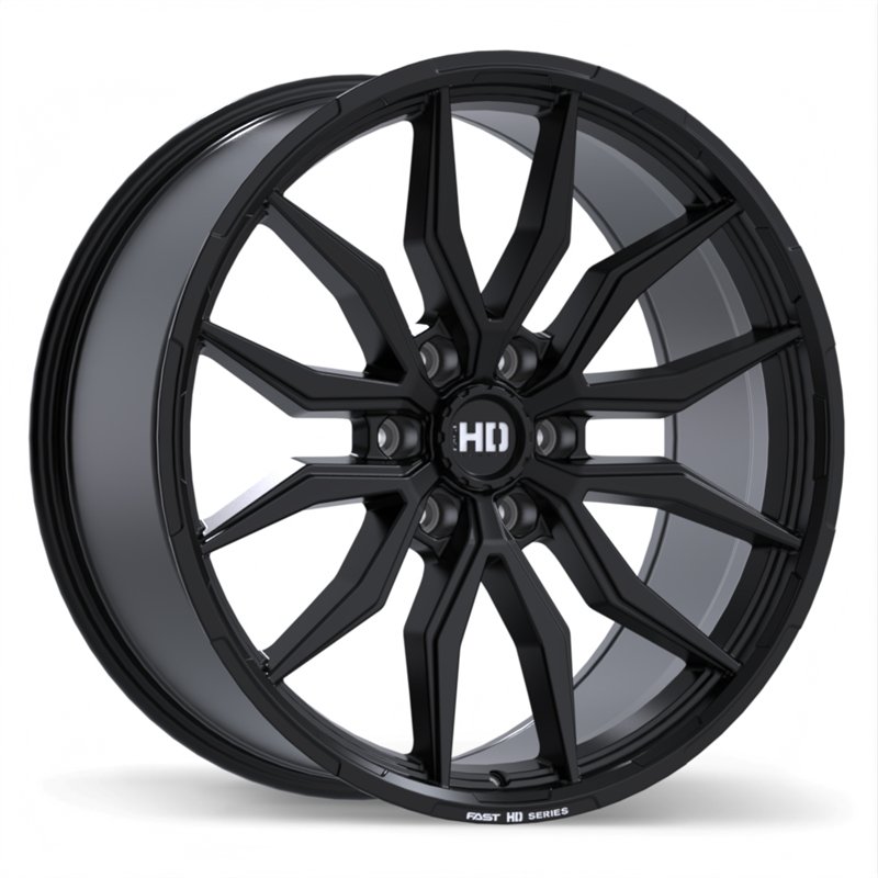 Fast HD | Grit 22x9.5 ET20 - Satin Black with Milling