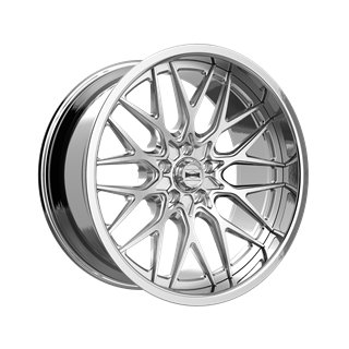 RIDLER | 681 22x10.5 ET10 - Brushed With Polished Lip