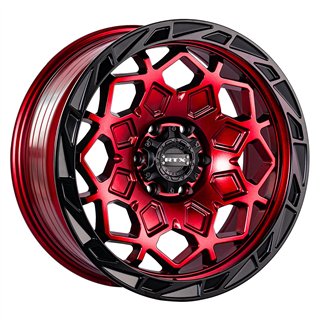 RTX | Spade 17x9.0 ET-15 - Candy Red Black Lip