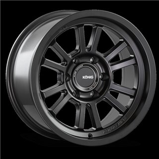 Konig | HT1 17x8.5 ET-6 - Matt Black