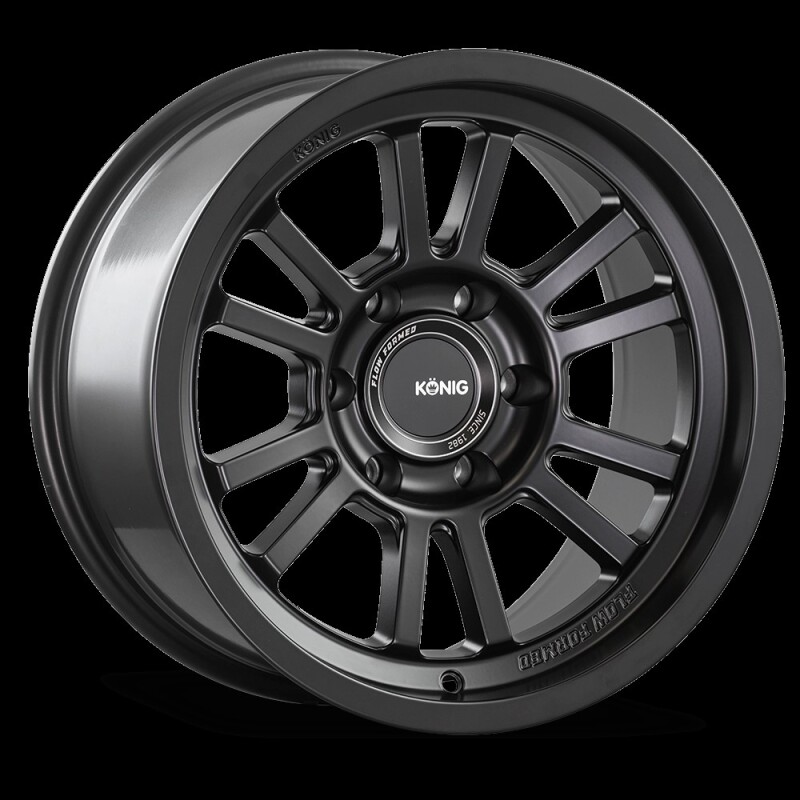 Konig | HT1 17x8.5 ET-6 - Matt Black