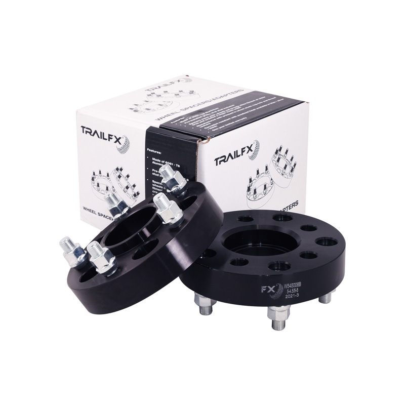 TrailFX | 5X114.3 - 5X127 WHEEL ADAPTER BLK - Cherokee / Grand Cherokee / Liberty / Wrangler 1984-2012