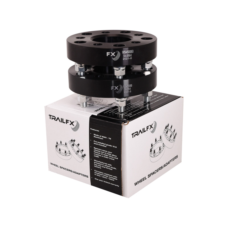 TrailFX | 5X114.3 - 5X127 WHEEL ADAPTER BLK - Cherokee / Grand Cherokee / Liberty / Wrangler 1984-2012