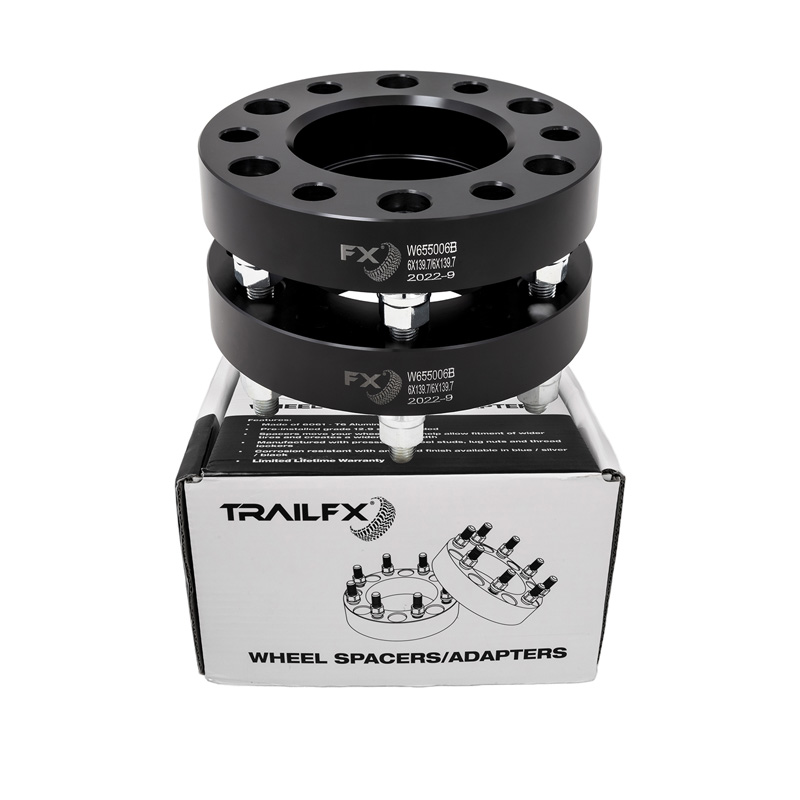 TrailFX | HUB CENT SPCR BLK 6X5.5 12X1.5 - Bronco 2.3T / 2.7T / 3.0T 2021-2025