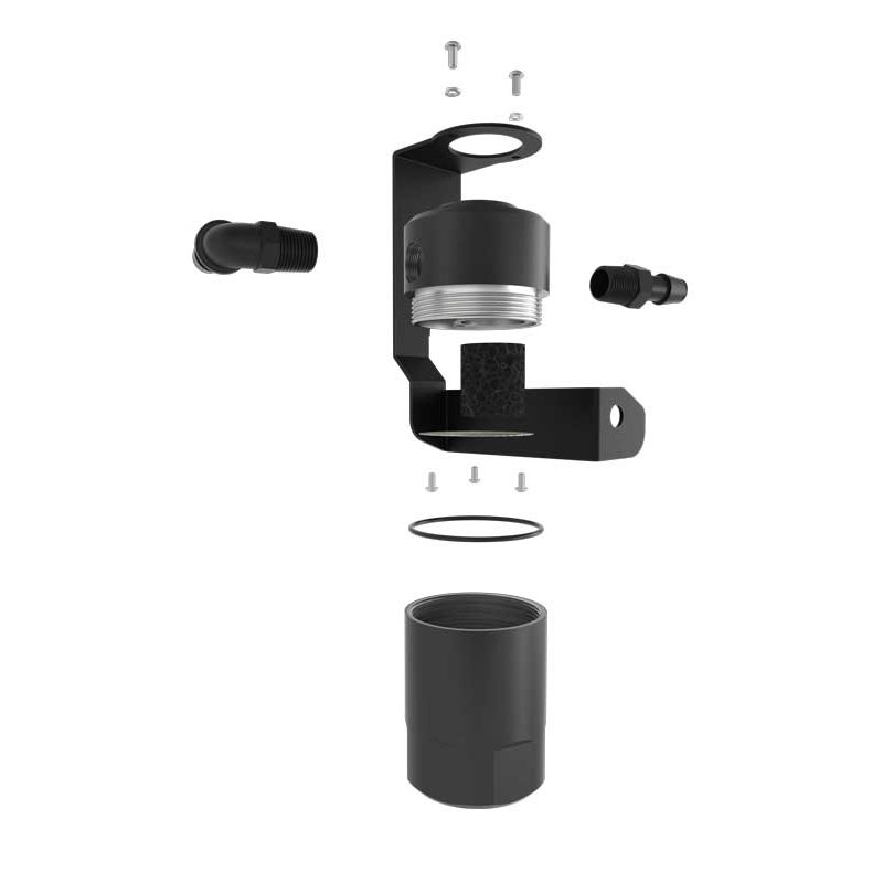 K&N | 81-0801 Catch Can Oil Separator Dodge Challenger 6.4L NA - Chrysler / Dodge / Jeep 6.4L 2011-2024