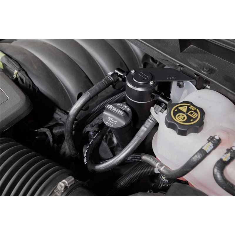 K&N | 81-0804 Catch Can Oil Separator, Chev Silverado 1500, 5.3/6.2L - Cadillac / Chevrolet / GMC 6.2L / 5.3L 2019-2024