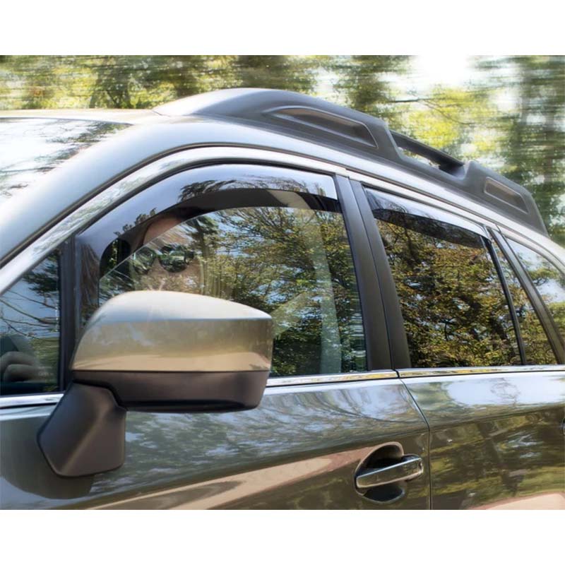 Weathertech | SideWindowDeflectors Frt DarkTint Silv/Sierra 1500 14-18
