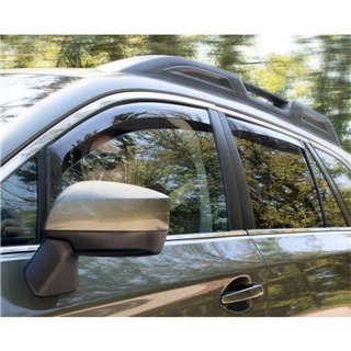 Weathertech | SideWindowDeflectors Rr DarkTint F250/F350/F450/F550 99-16
