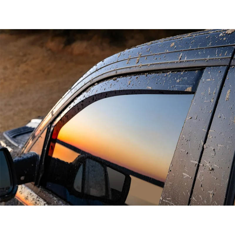 Weathertech | SideWindowDeflectors Frt/Rr DarkTint Highlander 14-19