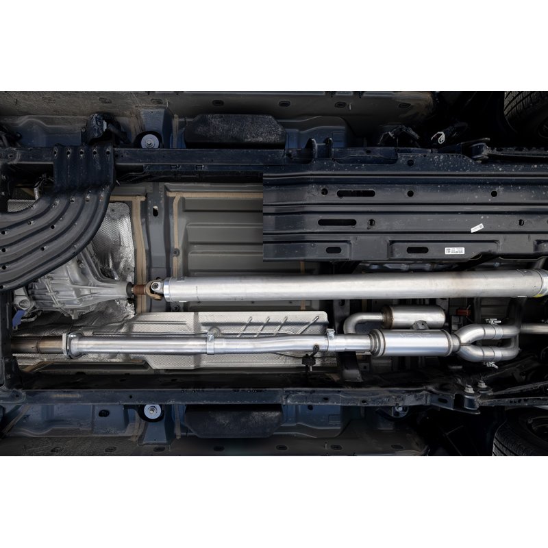 MBRP | 3in. Cat-Back. 2.5in. Dual Split Rear Exit. BLK - Ram 1500 3.0T 2025
