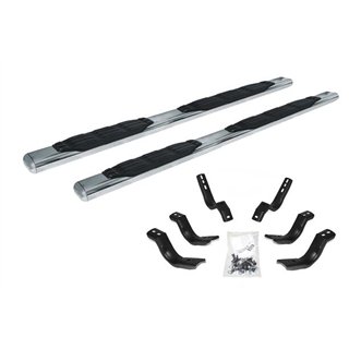 Go Rhino | 5in 1000 Series Side Steps with Mounting Brackets Kit - Frontier 2005-2025