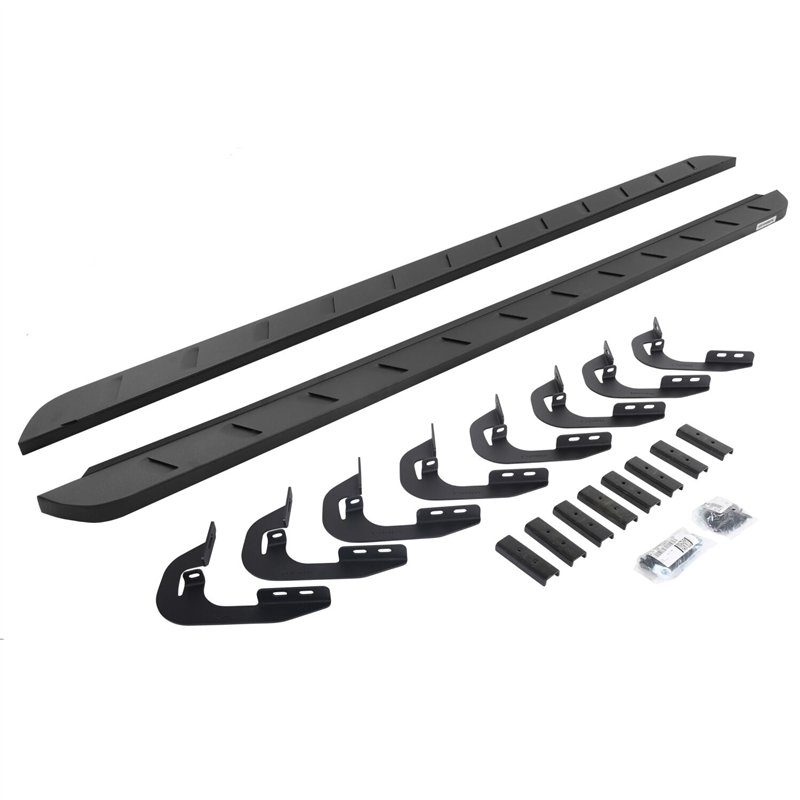 Go Rhino | RB10 Slim Line Running Boards with Mounting Brackets Kit - Chevrolet / GMC 2014-2019