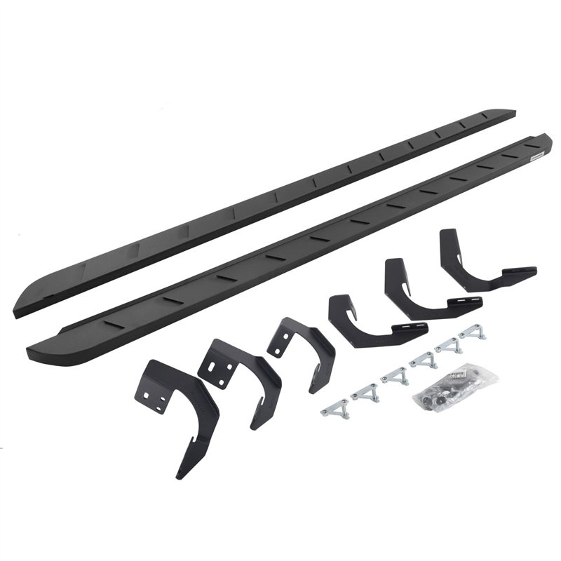 Go Rhino | RB10 Slim Line Running Boards with Mounting Brackets Kit - Ram 1500 / Classic 2015-2024