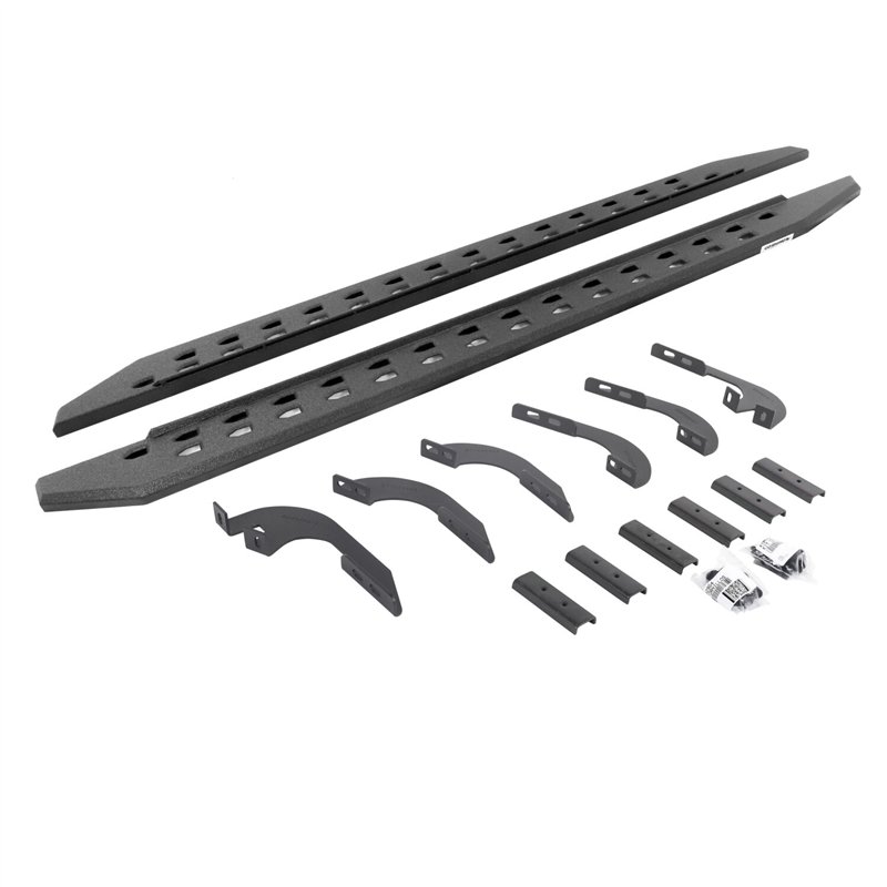 Go Rhino | RB20 Slim Line Running Boards with Mounting Bracket Kit - Double Cab Only - Tacoma 2.4T 2024-2025