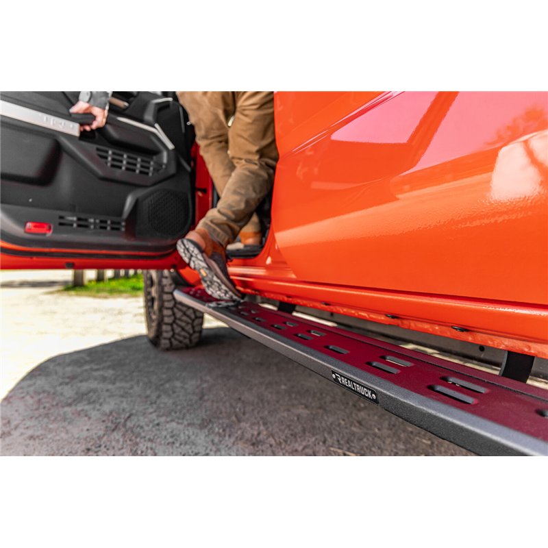 Go Rhino | RB20 Slim Line Running Boards with Mounting Bracket Kit - Double Cab Only - Tacoma 2.4T 2024-2025