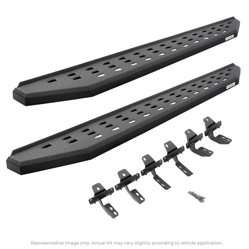 Go Rhino | RB20 Running Boards with Mounting Brackets Kit - Double Cab Only - Tacoma 2.4T 2024-2025
