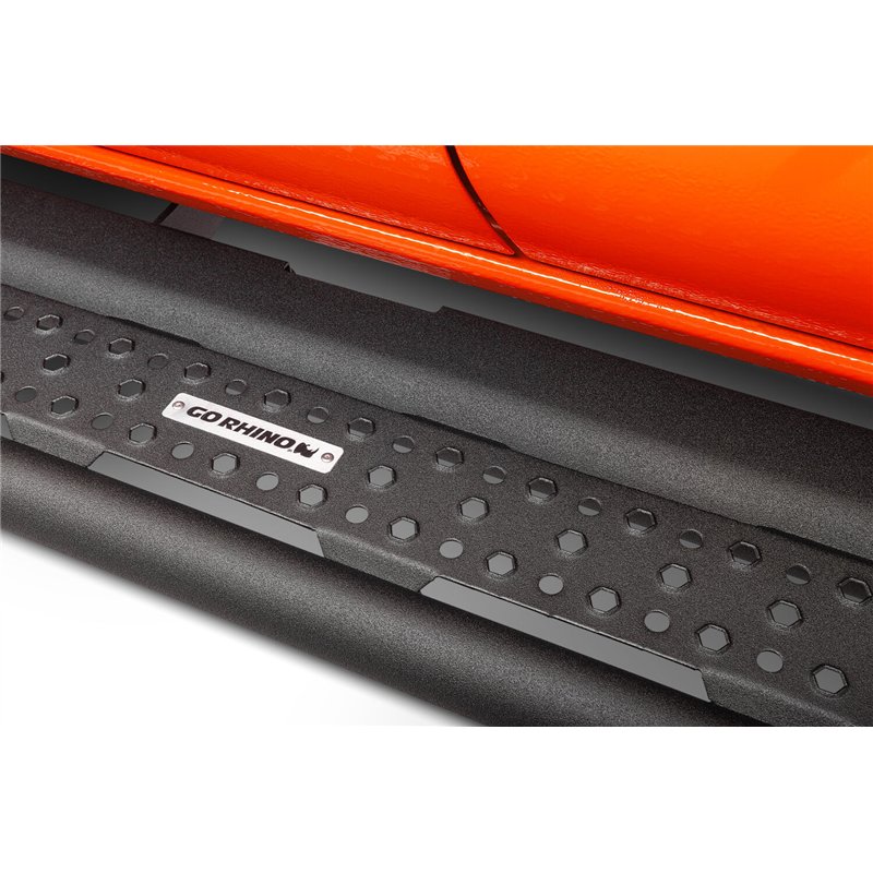 Go Rhino | Dominator Xtreme D6 Side Steps with Rocker Panel Mounting Kit - Double Cab Only - Tacoma 2.4T 2024-2025