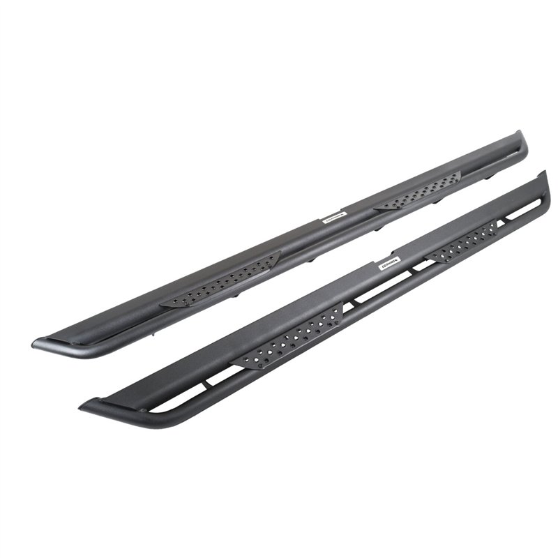 Go Rhino | Dominator Xtreme DT Side Steps with Rocker Panel Mounting Bracket Kit - F-150 / F-250 / F-350 2015-2025