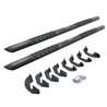 Go Rhino | V-Series V3 Aluminum Side Steps with Mounting Brackets Kit - TextBlack -Crew Max - Tundra 2007-2021