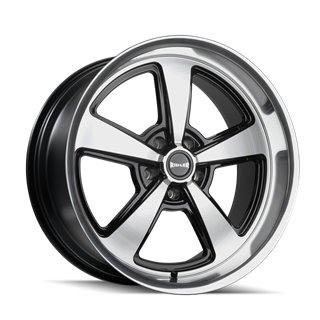 RIDLER | 652 20x8.5 ET0 - Gloss Black With Diamond Cut Face & Lip