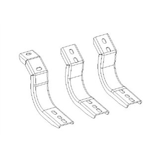 Go Rhino | OE Xtreme Cab Length Side Steps - MOUNTING BRACKETS ONLY - Tacoma 2.4T 2024-2025