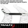 TrailFX | 3 Inch Round Bent Pol Stainless Steel Without End Caps Frame Body Mount Bolts - Colorado / Canyon 2004-2012
