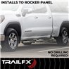 TrailFX | 5 Inch Oval Straight Pol Stainless Steel Rocker Panel Mount - F-250 / F-350 2000-2016