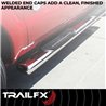 TrailFX | With Step Pads 6 In Oval Straight Pol Stainless Steel With Welded End Caps Rocke - Ram 1500 2019-2025