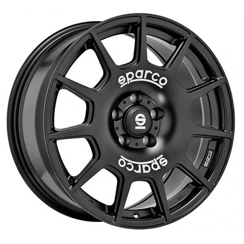 SPARCO | Terra 18x8 ET35 - Gloss Black Silver Lettering