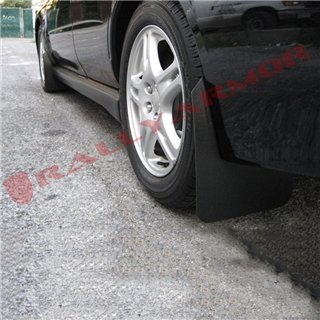 RallyArmor | Mud flap Black logo Basic - Impreza RS/2.5i 02-07