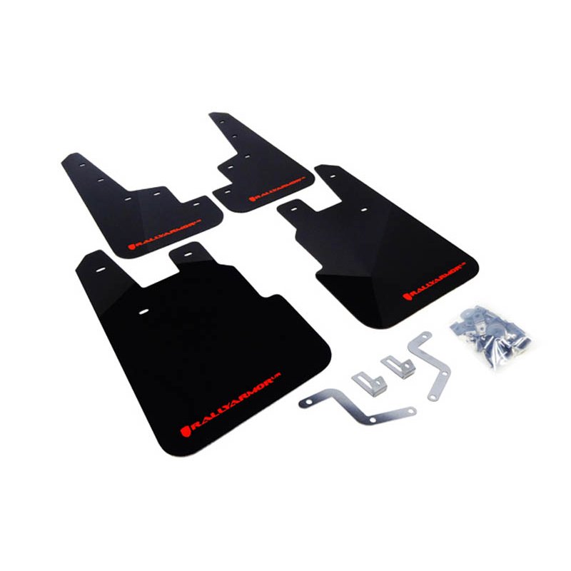 RallyArmor | Mud Flaps Red Logo - Forester 2014-2018