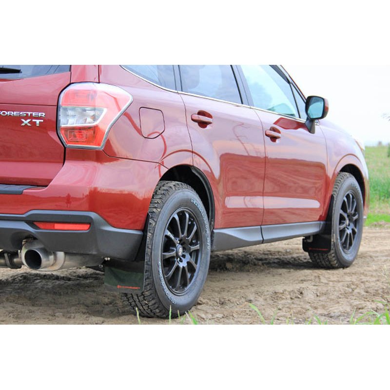 RallyArmor | Mud Flaps Red Logo - Forester 2014-2018